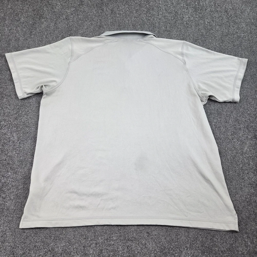 The North Face Polo Shirt Mens XL Grey Short Sleeve Performance Hiking Gorpcore